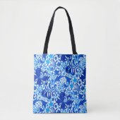 William Morris Iris und Lily, Cobalt Blue Tasche (Vorderseite)