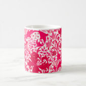 William Morris Iris und Lily, Fuchsia Pink Kaffeetasse (Mittel)