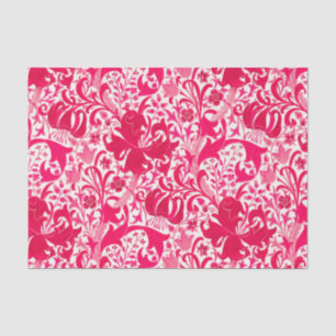 William Morris Iris und Lily, Fuchsia Pink Seidenpapier