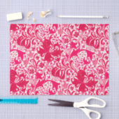 William Morris Iris und Lily, Fuchsia Pink Seidenpapier (Handwerk)