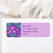 William Morris Irises, Amethyst Lila (Insitu)