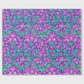 William Morris Irises, Amethyst Lila Geschenkpapier (Flach)