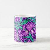 William Morris Irises, Amethyst Lila Kaffeetasse (Mittel)