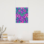 William Morris Irises, Amethyst Lila Poster (Küche)