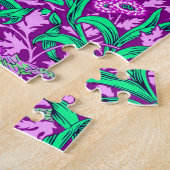 William Morris Irises, Amethyst Lila Puzzle (Seite)