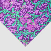 William Morris Irises, Amethyst Lila Seidenpapier (Ausschnitt)