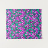 William Morris Irises, Amethyst Lila Wandteppich (Vorderseite (Horizontal))
