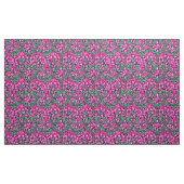 William Morris Irises, Fuchsia Pink und Wein Stoff (Yard (91,4 cm))