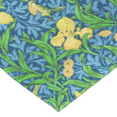 William Morris Irises, Gelb und Cobalt Blue Kurzer Tischläufer (Ecke)