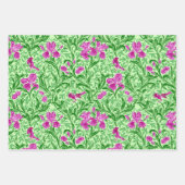 William Morris Irises, Pastel Colors Geschenkpapier Set (Vorderseite 3)