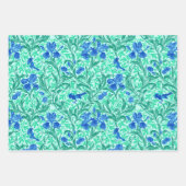 William Morris Irises, Pastel Colors Geschenkpapier Set (Vorderseite)