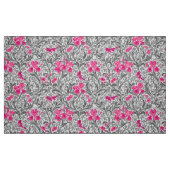 William Morris Irises, Pink und Silver Gray / Grau Stoff (Fat Quarter (45,7 x 55,9 cm))