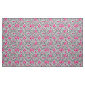 William Morris Irises, Pink und Silver Gray / Grau Stoff (Yard (91,4 cm))