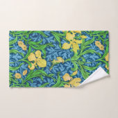 William Morris Irises, Yellow und Cobalt Blue Badhandtuch Set (Handtuch)