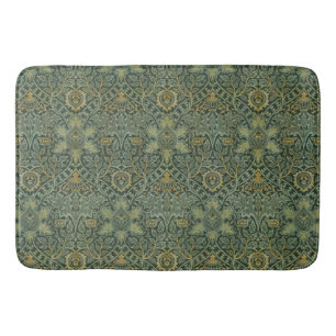 William Morris Ispahan Tealgrün Floral Art Badematte