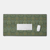 William Morris Ispahan Tealgrün Florales Kunstwerk Schreibtischunterlage (Tastatur & Maus)