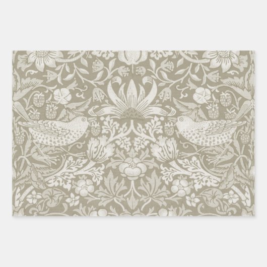 William Morris, Ivory Geschenkpapier Set (Vorderseite)
