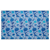 William Morris-Jacobean Blumen, Kobalt-Blau Stoff (Fat Quarter (45,7 x 55,9 cm))