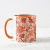 William Morris-Jacobean Blumen-, korallenrote Tasse (Links)