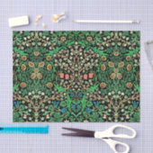 William Morris-Jacobean Blumen-, schwarzer Seidenpapier (Handwerk)