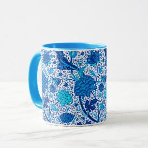 William Morris Jacobean Floral, Kobaltblau Tasse