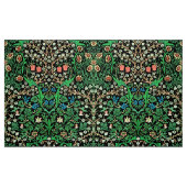 William Morris Jacobean Floral, schwarzer Hintergr Stoff (Fat Quarter (45,7 x 55,9 cm))