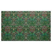 William Morris Jacobean Floral, schwarzer Hintergr Stoff (Yard (91,4 cm))