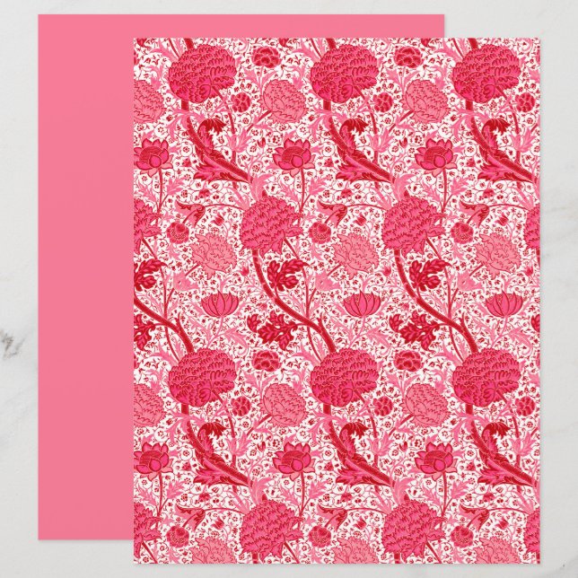 William Morris Jacobobobobohne, Coral Pink (Vorne/Hinten)