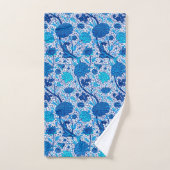 William Morris Jacobobobohne Floral, Cobalt Blue Badhandtuch Set (Handtuch)