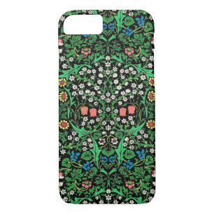 William Morris Jacobobobohne, floral, schwarzer Hi Case-Mate iPhone Hülle