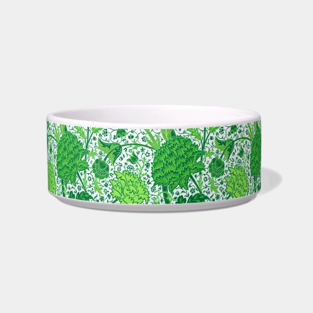 William Morris Jacobobohne Floral, Emerald Green Napf (Links)