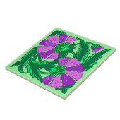 William Morris Jacobohne, Orchid Lila und grün Fliese (Seite)