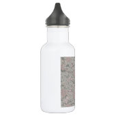 William Morris Jasmin-Blumenmuster Edelstahlflasche (Links)