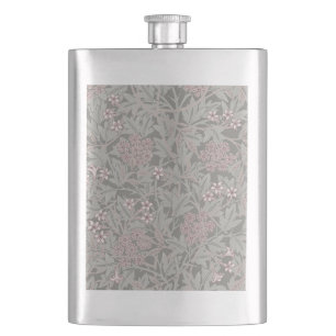 William Morris Jasmin-Blumenmuster Flachmann