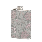 William Morris Jasmin-Blumenmuster Flachmann (Links)