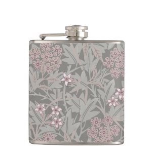 William Morris Jasmin-Blumenmuster Flachmann
