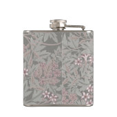 William Morris Jasmin-Blumenmuster Flachmann (Rückseite)