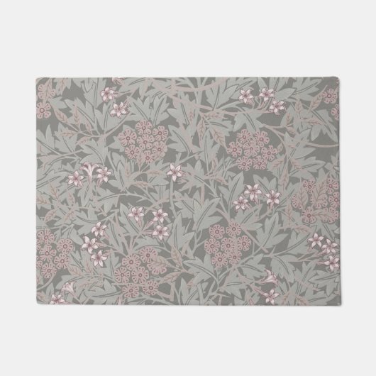 William Morris Jasmin-Blumenmuster Fußmatte (Vorderseite)