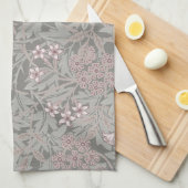 William Morris Jasmin-Blumenmuster Geschirrtuch (Viertel Falte)