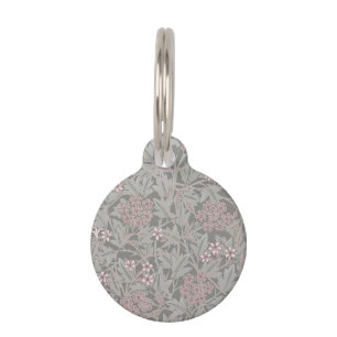William Morris Jasmin-Blumenmuster Haustiermarke