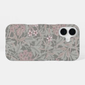 William Morris Jasmin-Blumenmuster iPhone 16 Hülle (Rückseite (Horizontal))
