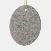 William Morris Jasmin-Blumenmuster Keramik Ornament (Rechts)