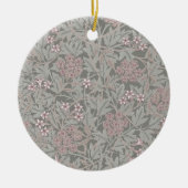 William Morris Jasmin-Blumenmuster Keramik Ornament (Vorne)