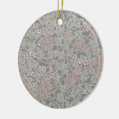 William Morris Jasmin-Blumenmuster Keramik Ornament (Links)