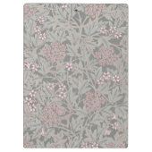 William Morris Jasmin-Blumenmuster Klemmbrett (Rückseite)