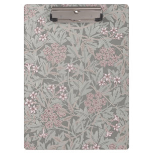 William Morris Jasmin-Blumenmuster Klemmbrett