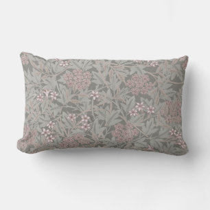 William Morris Jasmin-Blumenmuster Lendenkissen