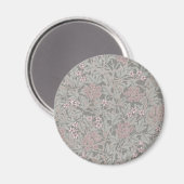 William Morris Jasmin-Blumenmuster Magnet (Vorderseite/Rückseite)
