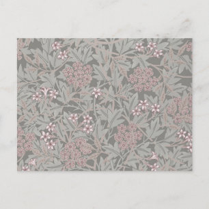 William Morris Jasmin-Blumenmuster Postkarte