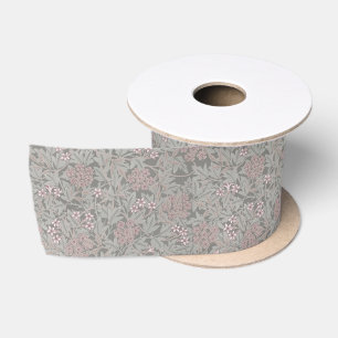 William Morris Jasmin-Blumenmuster Satinband